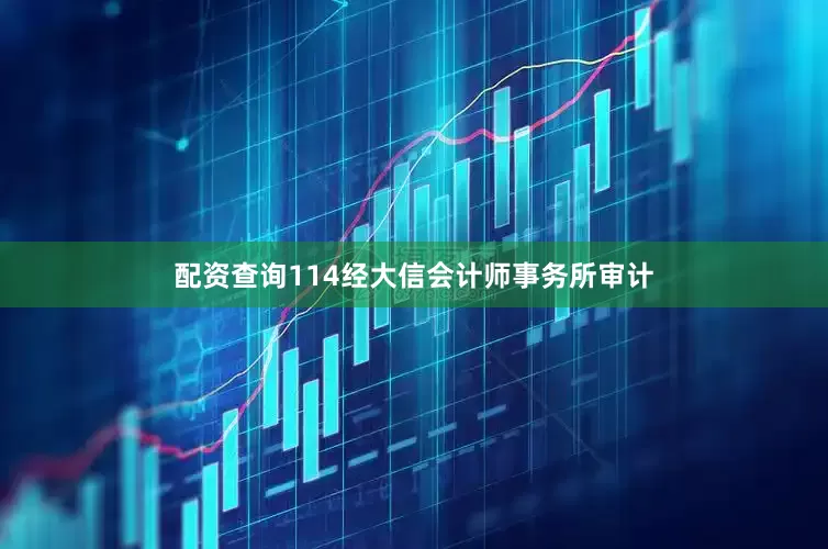配资查询114经大信会计师事务所审计